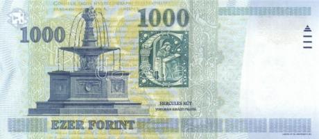 2000. 1000Ft "DE" (2x) "Millennium" egymás utáni sorszámmal T:I