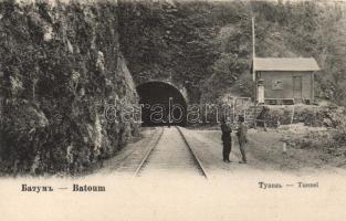 Batumi, Batoum; railroad tunnel