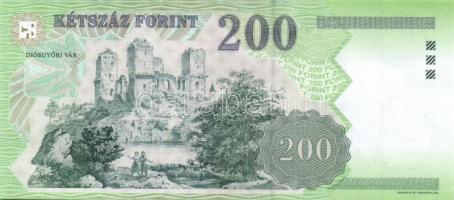 2006. 200Ft (7x) "FB" egymás utáni sorszámmal T:I