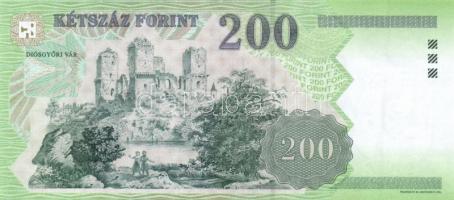 2006. 200Ft (7x) "FB" egymás utáni sorszámmal T:I