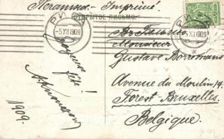 Riga, Emb. Christmas greeting card