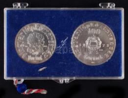 1973. 50Ft Ag + 100Ft Ag "Petőfi" T:BU Eredeti plombált MNB plasztiktokban (sérült)!