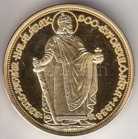 "Magyar aranypénzek utánveretben - Szent István jubileumi 100 pengő" aranyozott Ag(0.999) ...