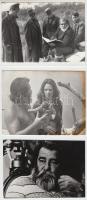 1970-1990 16db fotó Sára Sándor operatőrről és filmrendezőről különféle méretben