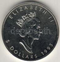 Kanada 1993. 5$ (1oz.) ezüst T:1