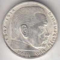 Német 3. Birodalom 1937A 2M Ag "Hindenburg" T:2
German Third Reich 1937A 2 Marks Ag "...