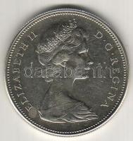 Kanada 1967. 1$ "Vadliba" emlékveret ezüst T:1/2