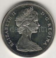 Kanada 1965. 1$ "Kenu" ezüst T:PP