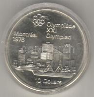 Kanada 1976. 10$ "Olympia" ezüst T:1