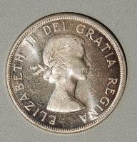 Kanada 1963. 1$ "Kenu" ezüst T:1/2