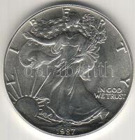 USA 1987. 1$ (1oz.) ezüst T:1