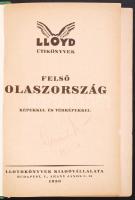 1930 Lloyd útikönyvek: Felső Olaszország. Sok képpel. (kötés laza)