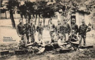 Szentendrei géppuskások / machine gun corps of Szentendre (fl)