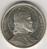 1938. 5P "Szt. István" ezüst T:1/2 pici ph