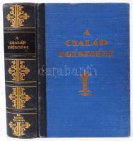 A család egészsége: Népszerű orvosi tájékoztató és tanácsadó. Szerk. Dr. Somogyi Béla. Szétnyitható bonctani táblával, 40 színes táblával, szövegközti ábrákkal és fotókkal. Hiánytalan. Bp., 1928, Dante. Tizennegyedik kiadás. Szép állapotban.