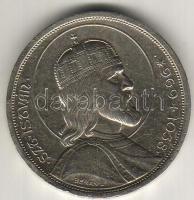 1938. 5P "Szt. István" ezüst T:2/3 pici ph