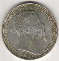 Olaszország/Szardínia 1859. 5L régebbi hamisítvány, összehasonlításra T:1/2