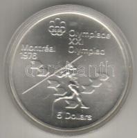 Kanada 1976. 5$ "Olympia" ezüst T:1