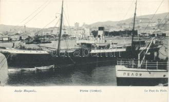 Piraeus, Pirée; ship station, SS Gelops, SS Eryssos