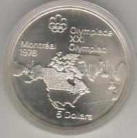 Kanada 1976. 5$ "Olympia" ezüst T:1