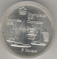 Kanada 1976. 5$ "Olympia" ezüst T:1