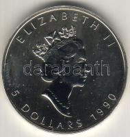 Kanada 1990. 5$ (1oz.) "Elizabeth II" ezüst T:1