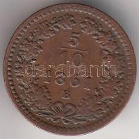 Ausztria / magyar verdejel 1861B 5/10Kr T:2-