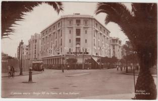 1932 A ferencvárosi futballcsapat üdvözlő képeslapja Casablancából a tagok aláírásával (Székely, Hád...