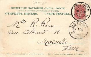 Batumi, Batoum; Zeleny Mis, Green Cape railroad