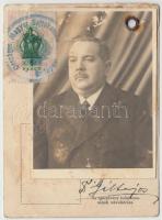 1942 Országos Magyar Sajtókamara fényképes tagsági igazolvány