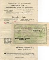 1914. "1/8 Eredeti Sorsjegy" + Magy.Kir.Osztálysorsjáték Főelárusítóhelye jegyzék T:3