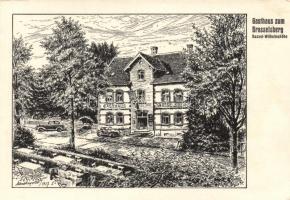 Kassel, Brasselsberg, guest house, artist signed (EK)