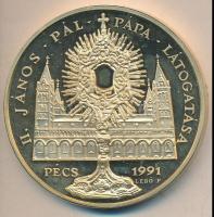 Bognár György (1944-) / Lebó Ferenc (1960-) 1991. "II.János Pál pápa látogatása - Pécs" ar...