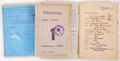 Cca 1970 2 db villamos vezetői igazolvány