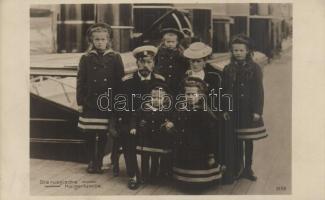 Nicholas II of Russia, Alexandra Feodorovna, Olga, Tatiana, Maria, Anastasia and Alexei