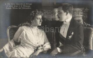 Manuel II of Portugal and Augusta Victoria of Hohenzollern (fl)