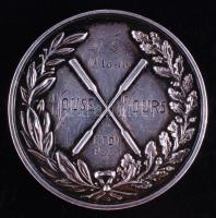 1883. "Etoni verseny" Ag emlékérem (36g/38mm) T:2
1883. "Competition in Eton" Ag...