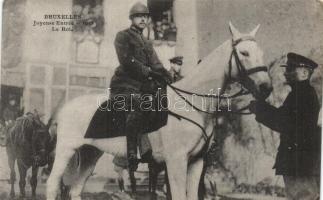 Albert I of Belgium, entry into Brussels, 1918
