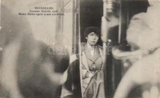 Elisabeth of Bavaria, entry into Brussels, 1918