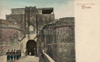 Rhodes castle gate