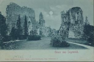 1898 Sigulda, Segewold; ruins, Livländische Schweiz (EK)