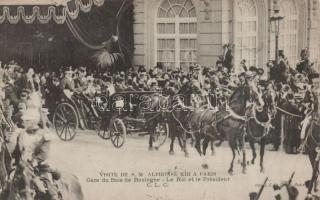 Paris Bois de Boulogne, visit of Alfonso XIII of Spain