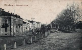 Daugavpils, Dünaburg; Chausseestrasse / street