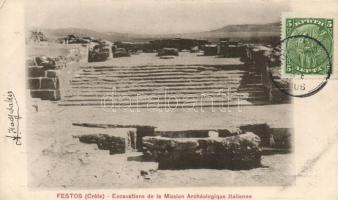 Festos, Phaistos; excavation site