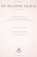 Alfred Edmund Brehm: Az állatok világa I-IV. Teljesen átdolgozta Dr. Walter Rammner. Bp., 1957-1959,...