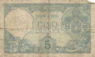 Szerbia 1917. 5D T:IV
Serbia 1917. 5 Dinara C:G