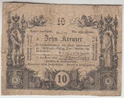 Ausztria 1860. 10Kr T:IV Austria 1860. 10 Kreuzer C:Pr