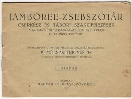 1933 Jamboree zsebszótár/Taschenwörterbuch