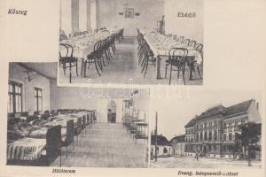 Kőszeg Evangélikus Leánynevelő Intézet, ebédlő, hálóterem