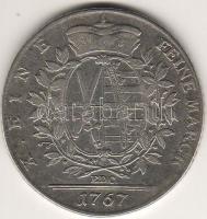 Német államok/Deutsche Staaten/Sachsen Frid August 1767. Taler ezüst/Silber Dav. 2682 Variant T/Erh:3+/3